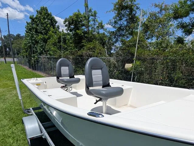 Slide: The Image of Salty Boats Stumpnocker 174 Skiff Tiller 2025 - 3