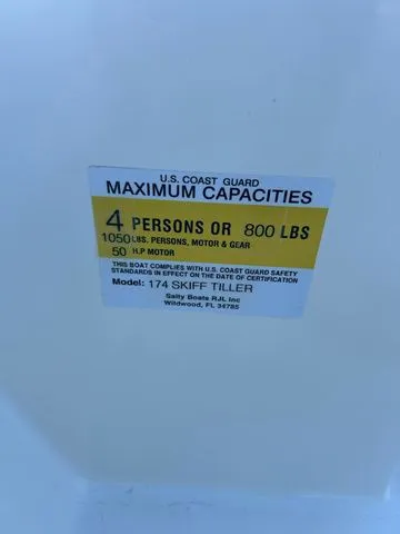 Slide: The Image of Salty Boats Stumpnocker 174 Skiff Tiller 2025 - 7