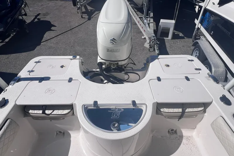 Slide: The Image of 2020 Sea Chaser 21 Sea Skiff boat with Suzuki 140 outboard motor. - 8