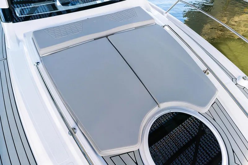 Slide: The Image of Manufacturer Provided Image: 2020 Four Winns Vista 355 Coupe OB sunpad and deck area. - 55