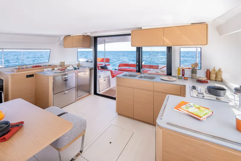 Slide: The Image of Modern kitchen on Excess 14 catamaran, 2026 model. - 7