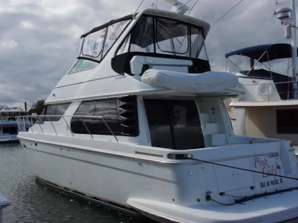 Slide: The Image of Carver Yachts 450 Voyager 2000 - 6
