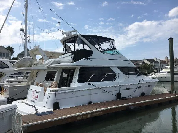 Slide: The Image of Carver Yachts 450 Voyager 2000 - 7