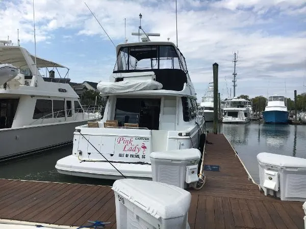 Slide: The Image of Carver Yachts 450 Voyager 2000 - 8