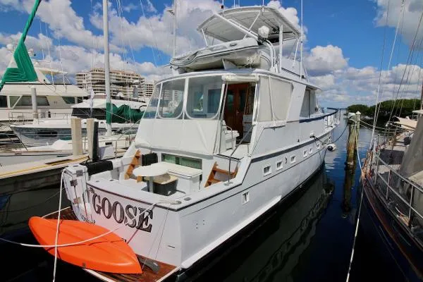 Slide: The Image of Hatteras 58 Yacht Fisherman 1977 - 10