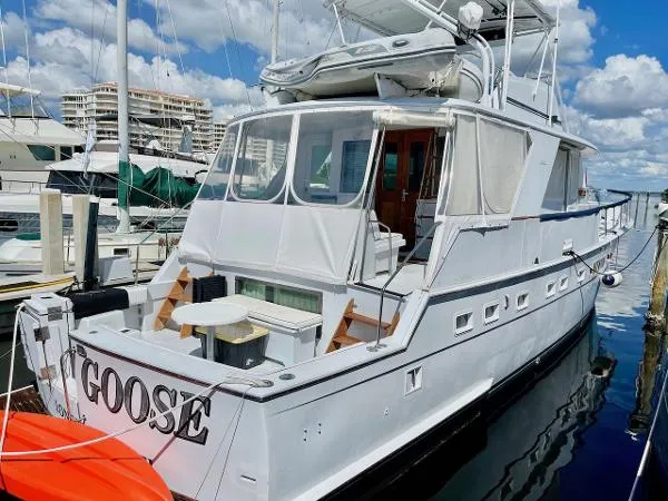 Slide: The Image of Hatteras 58 Yacht Fisherman 1977 - 2