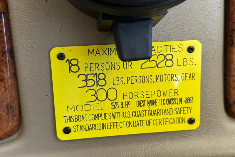 Slide: The Image of Tachometer of 2011 Crest 250SLR Caribbean, showing RPM at 4,000. - 27