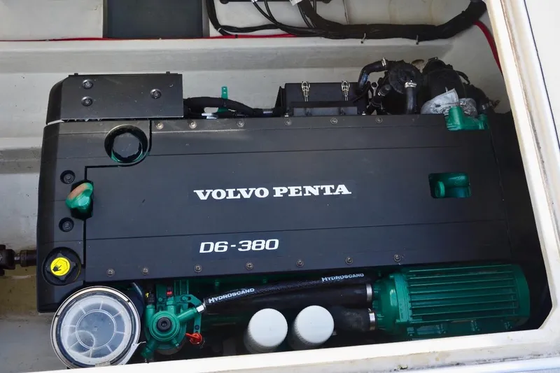 Slide: The Image of Volvo Penta D6-380 engine in 2003 O.C. Parasail model 28 boat. - 15