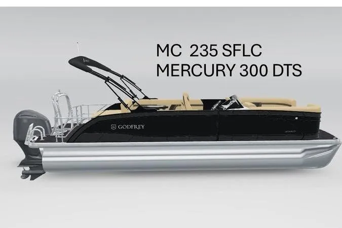 The Image of 2026 Godfrey Monaco 235 SFLC pontoon boat with Mercury 300 DTS engine. - 0