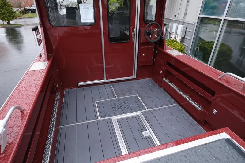 Slide: The Image of 2026 Hewescraft 240 Pacific Cruiser interior with sleek design and modern features. - 7