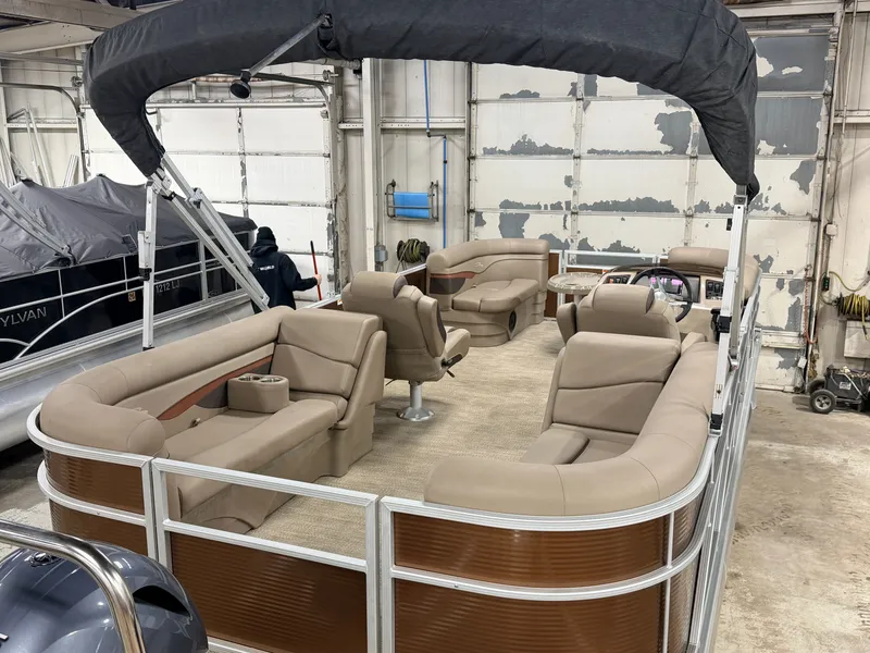 Slide: The Image of Bennington 22 SSR Quad Lounge Pontoon 2020 - 7
