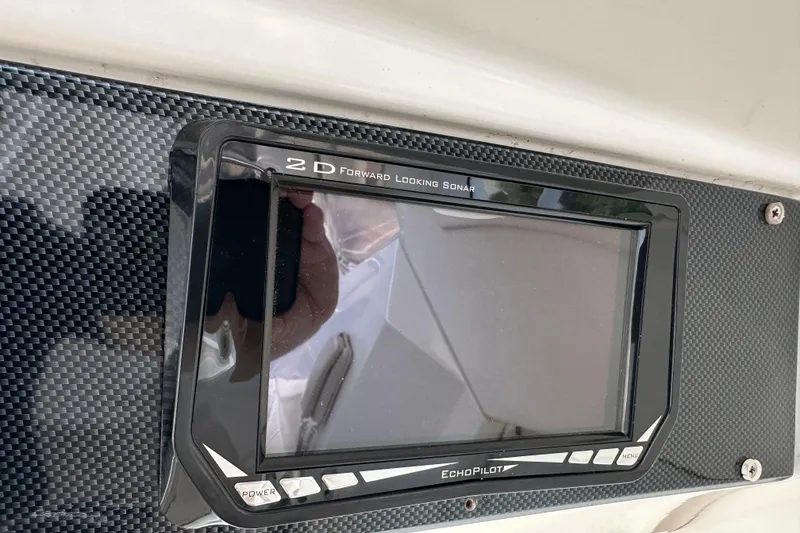 Slide: The Image of EchoPilot 2D forward-looking sonar on 2009 Riviera 47 Enclosed Flybridge Series II. - 59