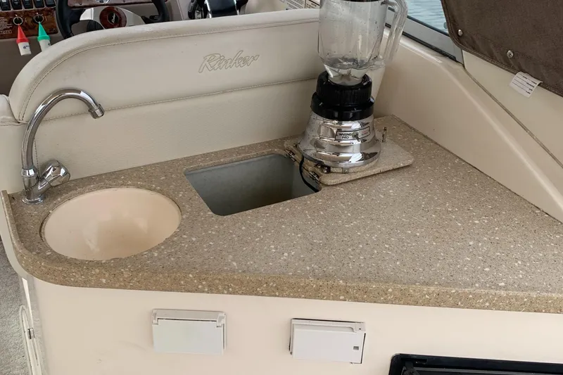 Slide: The Image of Galley area on a 2006 Rinker Fiesta Vee 300 boat. - 2