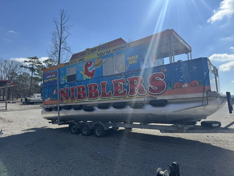 Slide: The Image of American Pontoon 30' Food Service Boat 2013 - 2