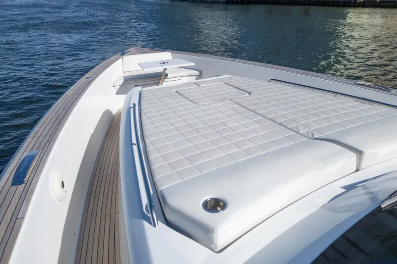 Slide: The Image of Luxurious 2019 Pardo Yachts P50 with spacious sunbathing deck on calm waters. - 27