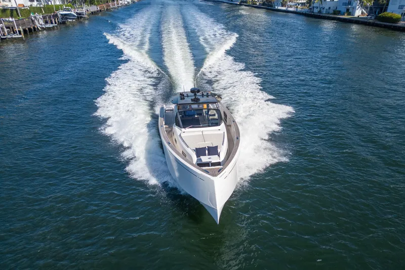 Slide: The Image of 2019 Pardo Yachts P50 cruising on a scenic waterway. - 32