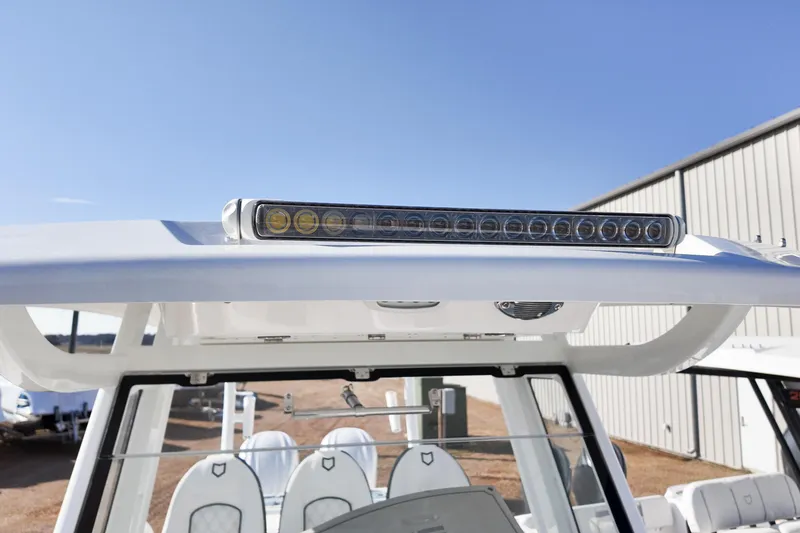 Slide: The Image of 2026 Sea Fox 328 Commander boat with LED light bar on top. - 9