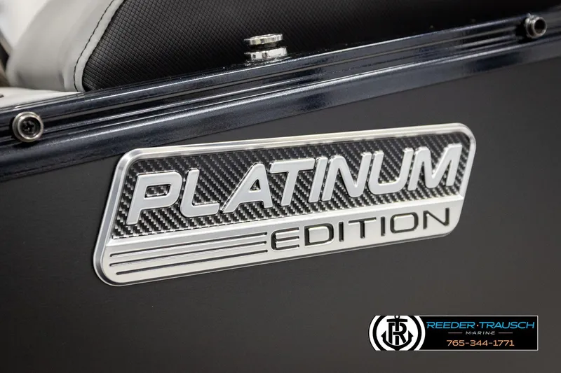Slide: The Image of 2026 Avalon CAT QLS Platinum Edition badge with carbon fiber detail. - 58