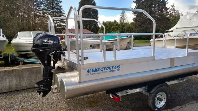 Slide: The Image of Hotwoods Pontoons Aluma Sport 615 2026 - 4