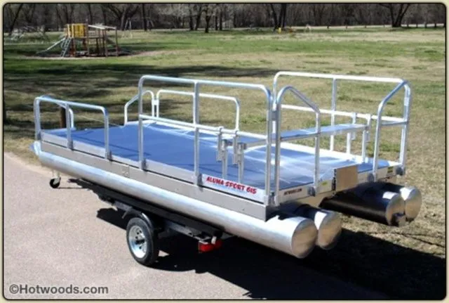 Slide: The Image of Hotwoods Pontoons Aluma Sport 615 2026 - 7