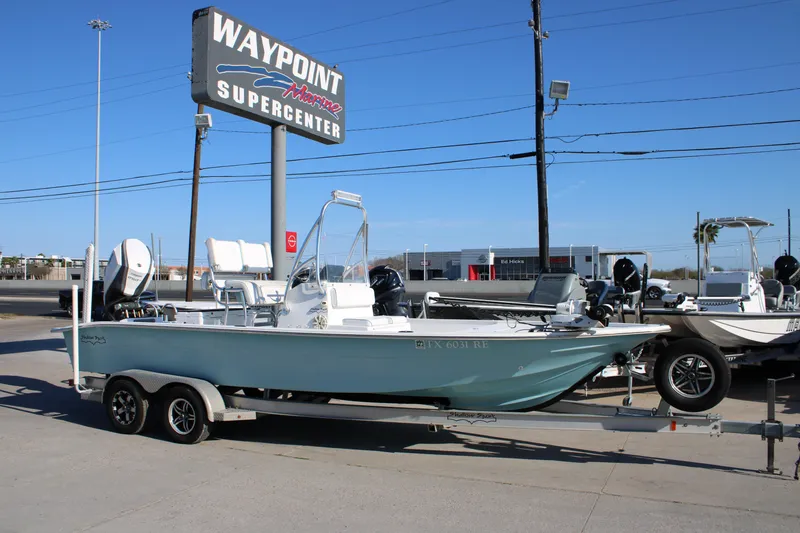 Slide: The Image of 2008 Shallow Sport 24 Modified V boat on trailer at Waypoint Marine Supercenter. - 18