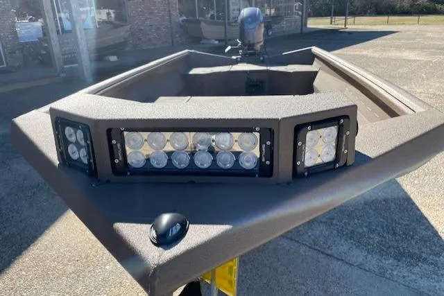 The Image of 2026 Reaper Boats 653-1884 model with LED lights, displayed outdoors. - 1