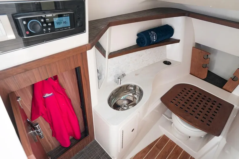 Slide: The Image of Interior of 2018 Grady-White Freedom 325 boat. - 6