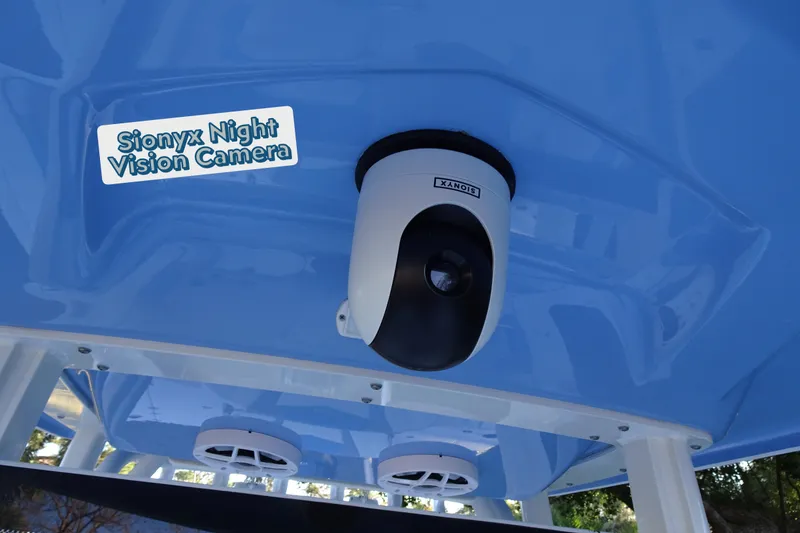 Slide: The Image of 2022 Robalo 246 Cayman with Sionyx night vision camera installed. - 16