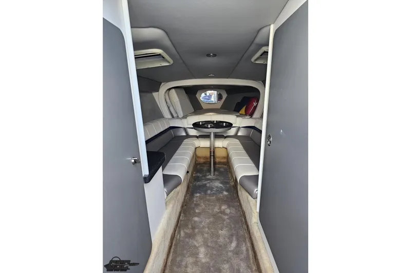 Slide: The Image of Interior of 2009 Formula 353 FASTech boat, featuring sleek seating and modern design. - 73