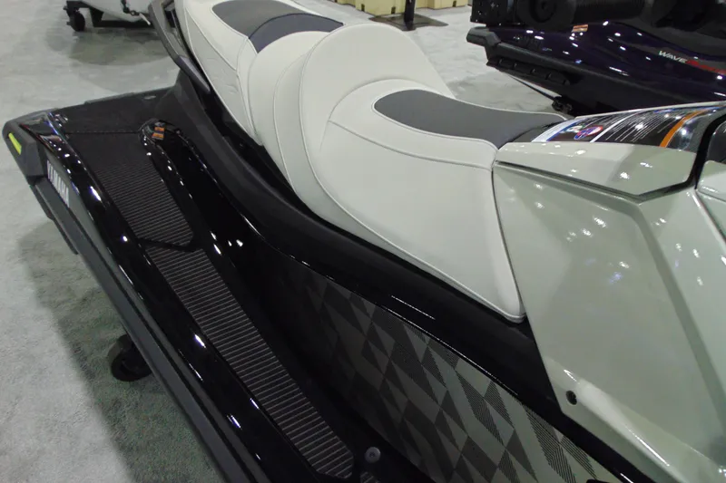 Slide: The Image of 2026 Yamaha WaveRunner VX Cruiser HO with sleek design and comfortable seating. - 11