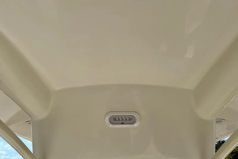 Slide: The Image of 2017 Seaborn FX24 Bay boat ceiling with built-in light fixture. - 11