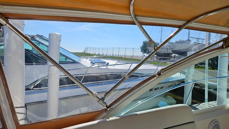 Slide: The Image of Interior view of a 2006 Tiara Yachts 2900 Coronet at the dock. - 22