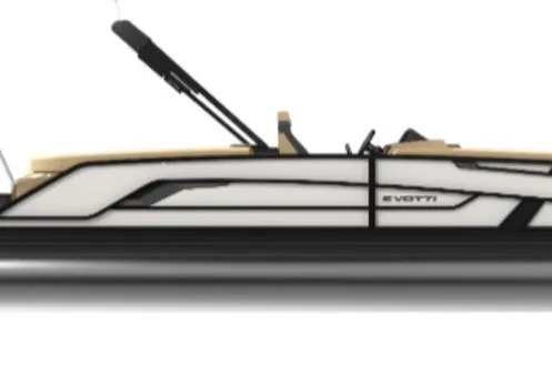 The Image of Evotti 721CS 2026 model boat, sleek design, side view, modern features. - 1