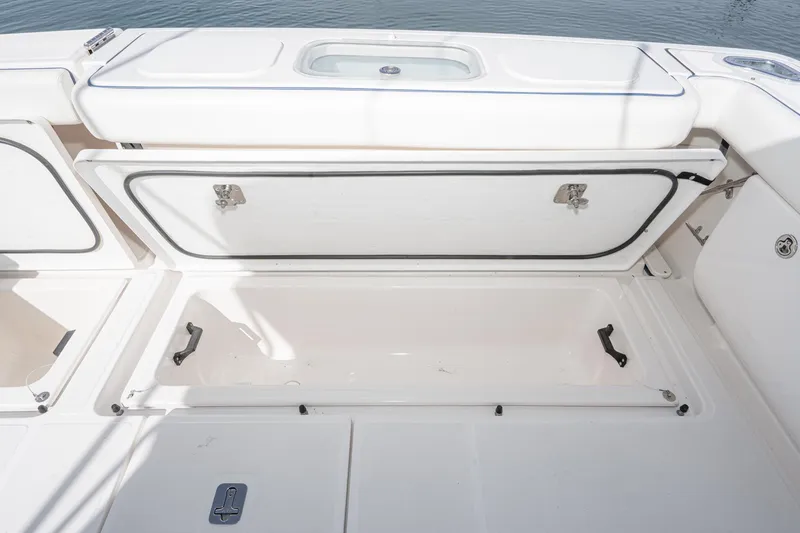 Slide: The Image of Storage compartment on a 2005 Tiara Yachts 3600 Open boat. - 15