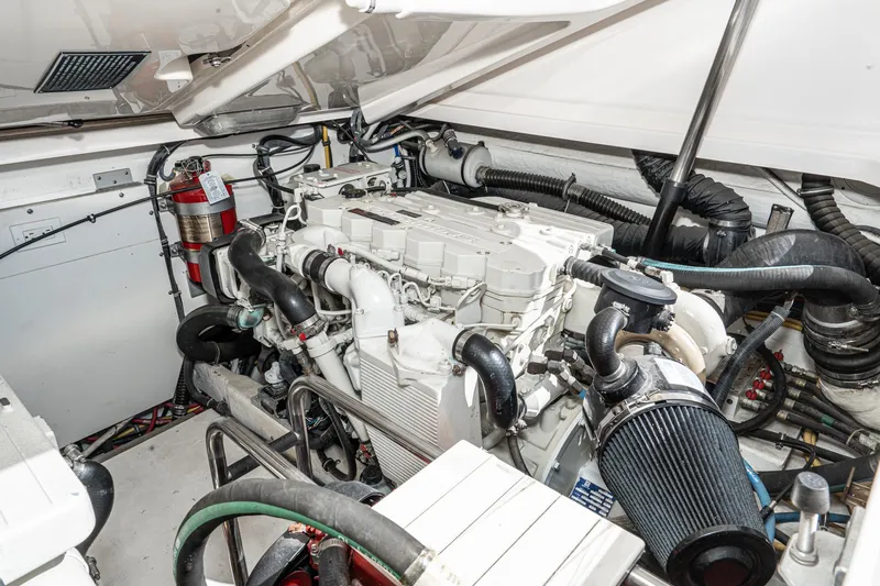 Slide: The Image of Engine room of 2005 Tiara Yachts 3600 Open. - 34