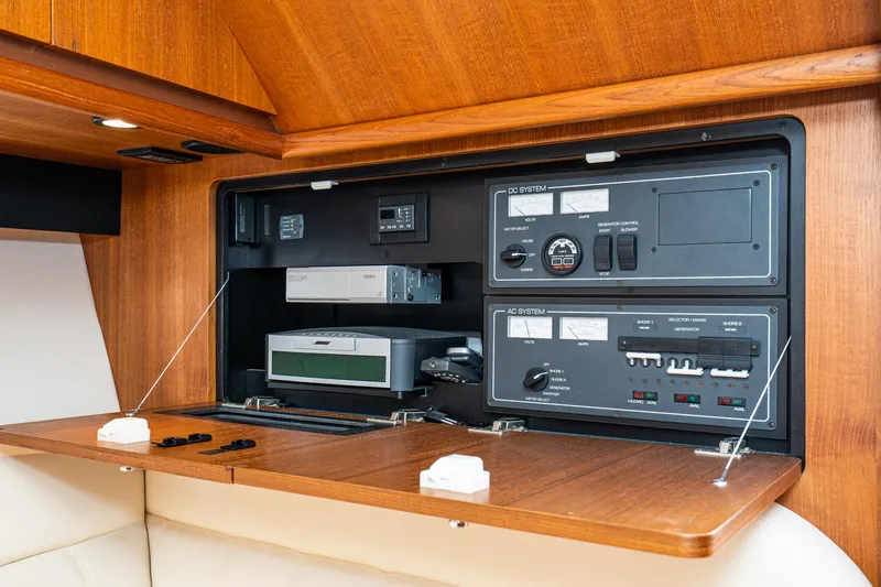 Slide: The Image of Electronics panel on a 2005 Tiara Yachts 3600 Open. - 48