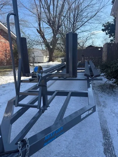 Slide: The Image of Regency 254 DL3 trailer in snowy yard, 2017 model. - 5