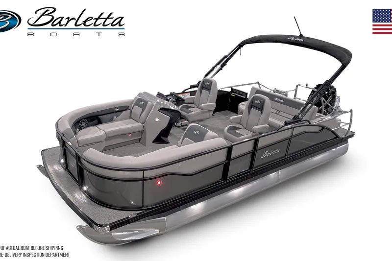The Image of 2026 Barletta ARIA 22UC pontoon boat with sleek design and comfortable seating. - 0