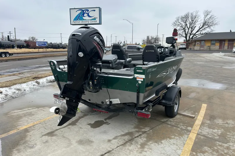 Slide: The Image of 2015 Lund 1775 Impact boat with Mercury engine at Premier Boating Center. - 3
