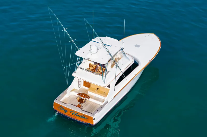 Slide: The Image of 2024 Albemarle Spencer Edition yacht on open sea. - 6