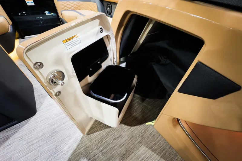 Slide: The Image of Interior storage compartment of 2026 Godfrey Monaco 255 Sun Deck boat. - 18