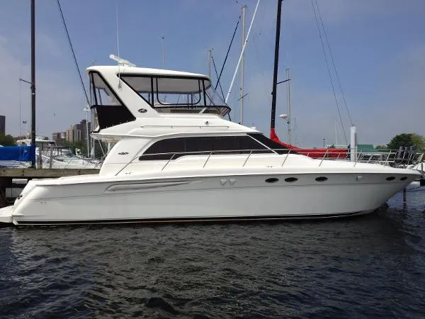 Slide: The Image of Sea Ray 480 Sedan Bridge 1998 - 4