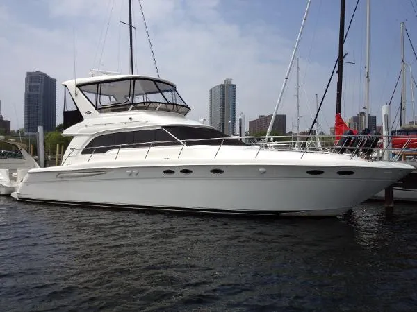 Slide: The Image of Sea Ray 480 Sedan Bridge 1998 - 5
