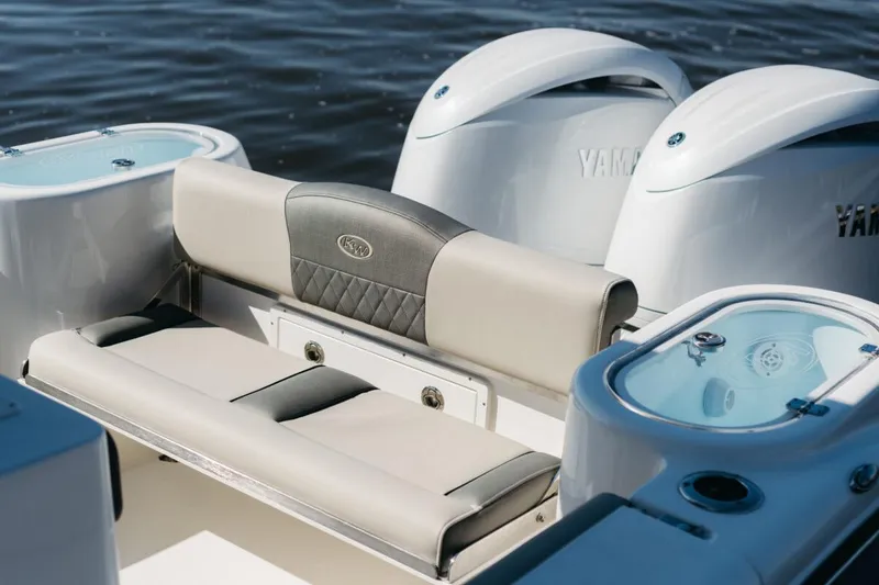 Slide: The Image of Manufacturer Provided Image: 2025 Key West 260 Center Console boat with Yamaha engines and comfortable seating. - 32