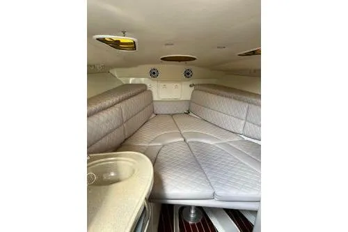 Slide: The Image of 2006 Hydra-Sports Vector 3300 VX boat interior with storage compartments and seating. - 8