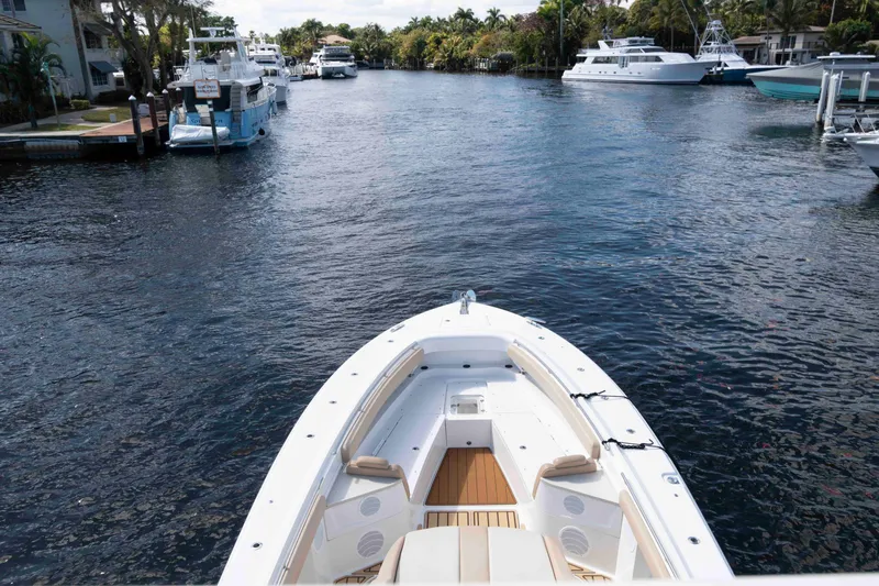 Slide: The Image of Luxury HCB 53 Sueños boat interior with comfortable seating, 2021 model. - 26