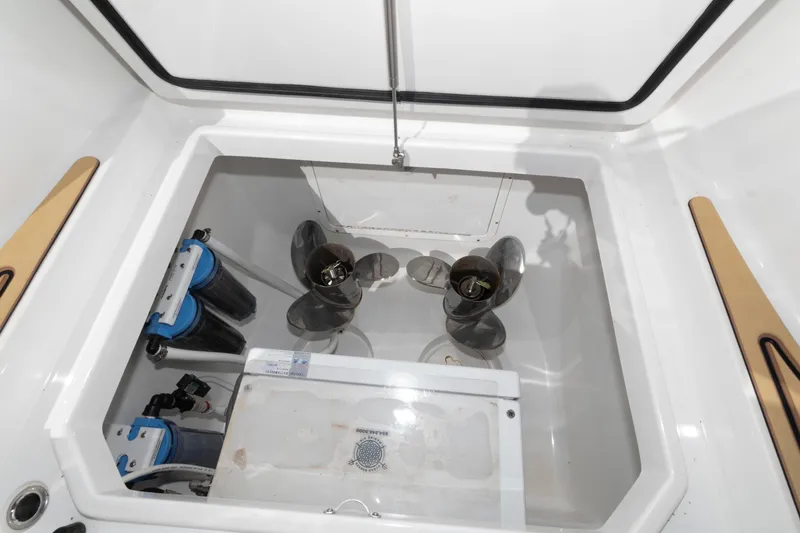 Slide: The Image of Engine room of 2021 HCB 53 Sueños with Seakeeper 6 stabilizer system. - 37