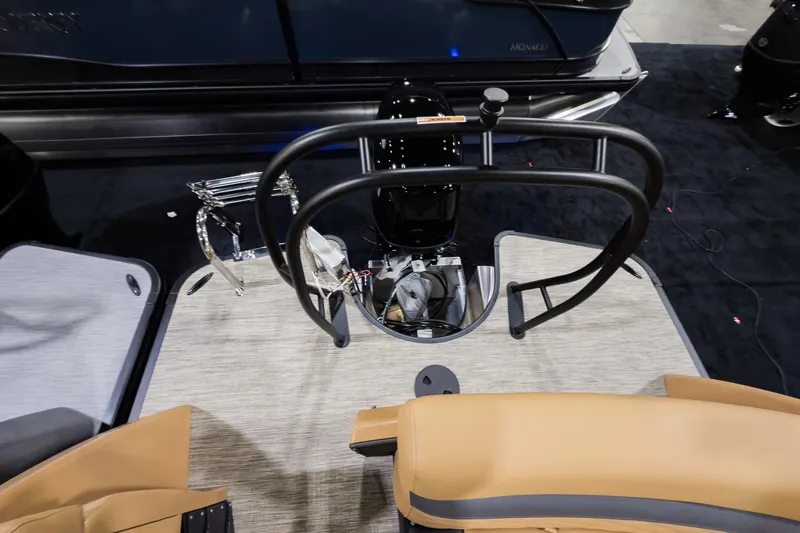 Slide: The Image of Interior of Godfrey Monaco 235 Ultra Lounge 2026 with modern seating. - 23