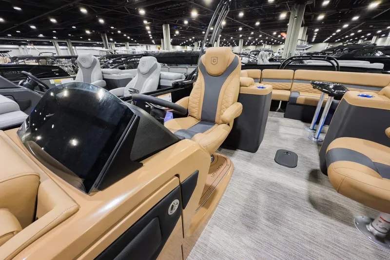 Slide: The Image of 2026 Godfrey Monaco 235 Ultra Lounge interior with luxurious seating and modern design. - 8