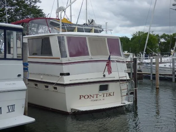 Slide: The Image of Atlantic 47 Motor Yacht 1985 - 4